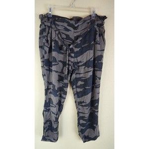 Rewash Pants Womens XL  Green Camo  Harem High‎ Rise Camouflage Casual Lounge